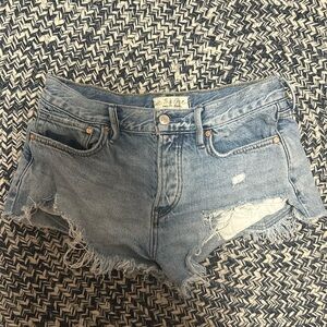 Free people jean shorts SZ 24